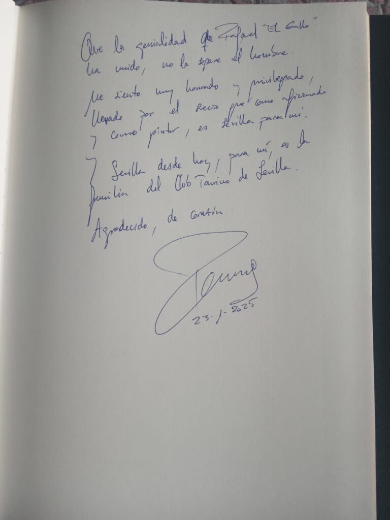 Entrega de la obra original “Silla y Silencio” , de Álvaro Ramos. alvaro ramos 4